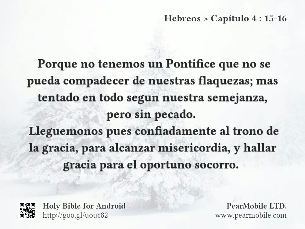 Hebreos, Capítulo 4:15-16